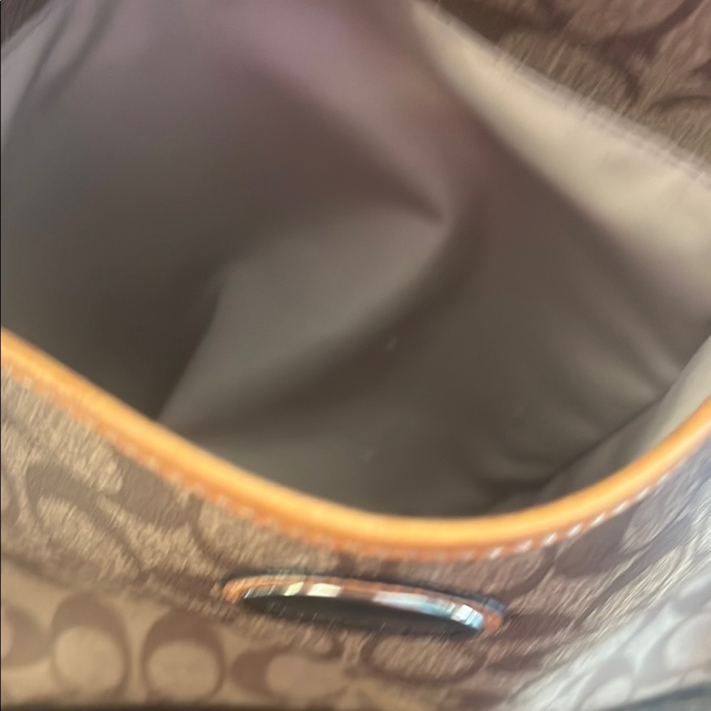 Coach Brown Signature Tote Bag - Picture 4 of 12